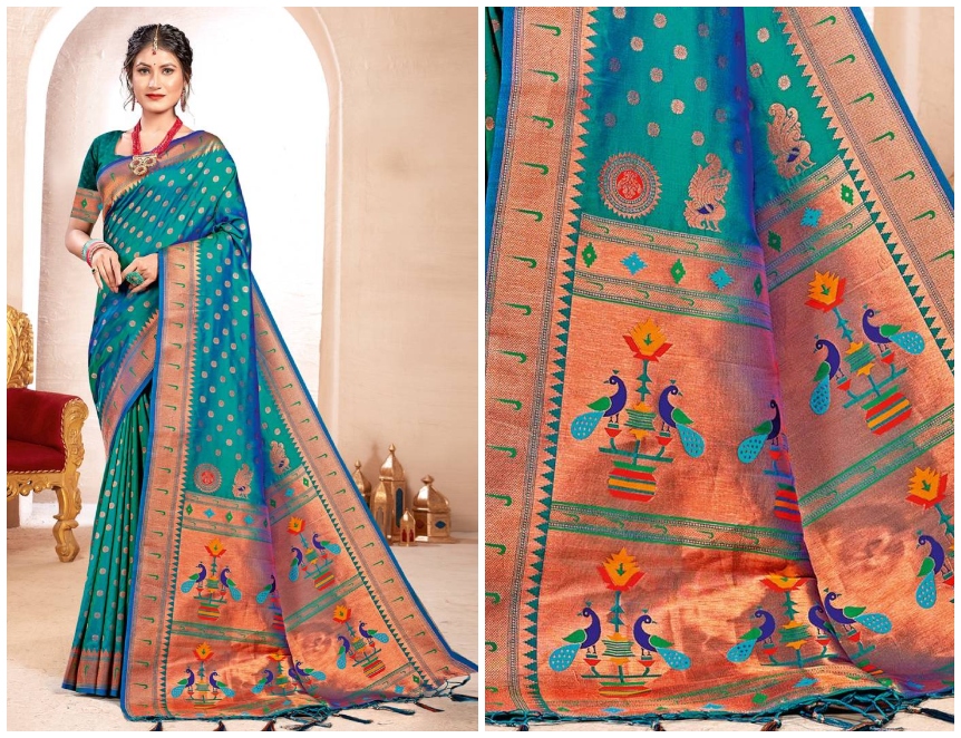 Paithani sarees_ The Most Gorgeous Ensemble