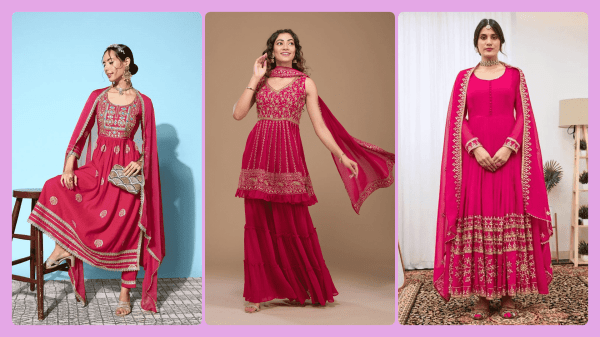 Pink Salwar Suit for Women
