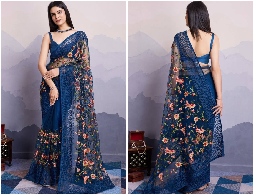 Net Sarees Loved by Fashion Lovers