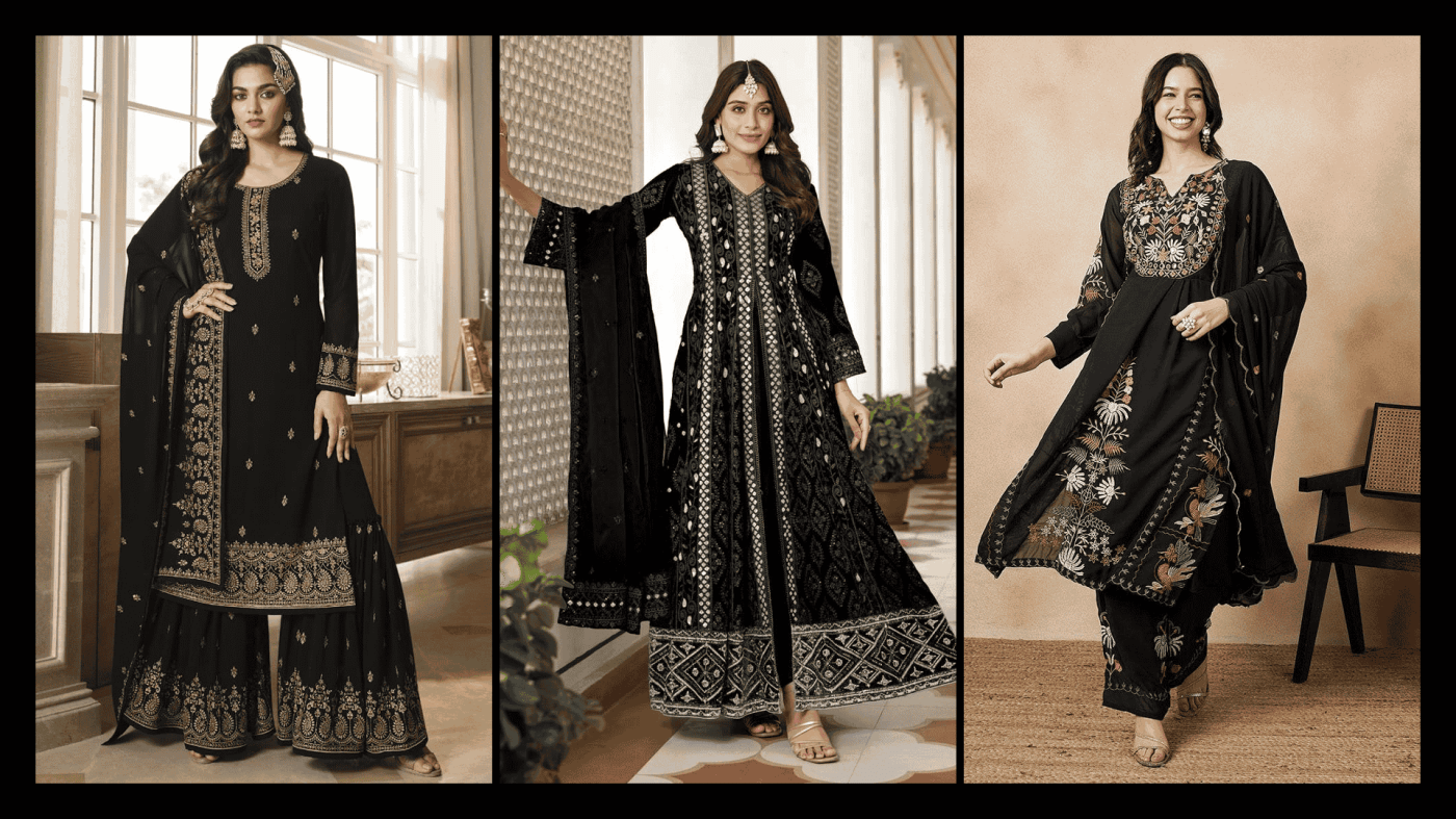 Buy Black Salwar Suit