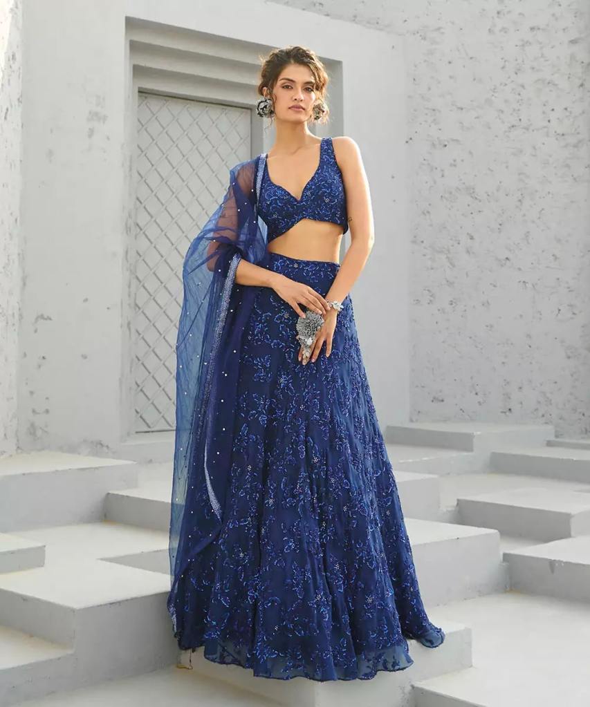 Chamee and Palak lehengas