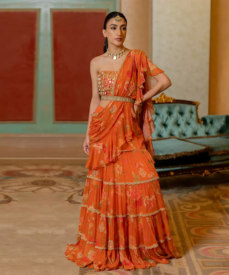 Paulmi & Harsh Lehenga in USA