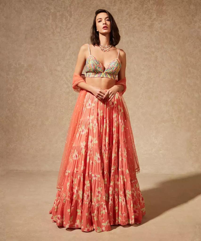 Chamee and Palak designer lehengas